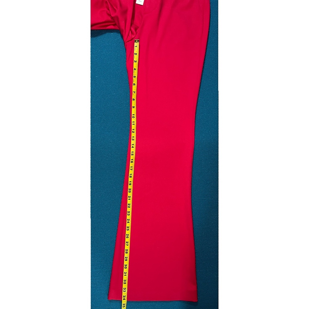 Alice + Olivia Deanna High Rise Red Bootcut Pant - Picture 14 of 17